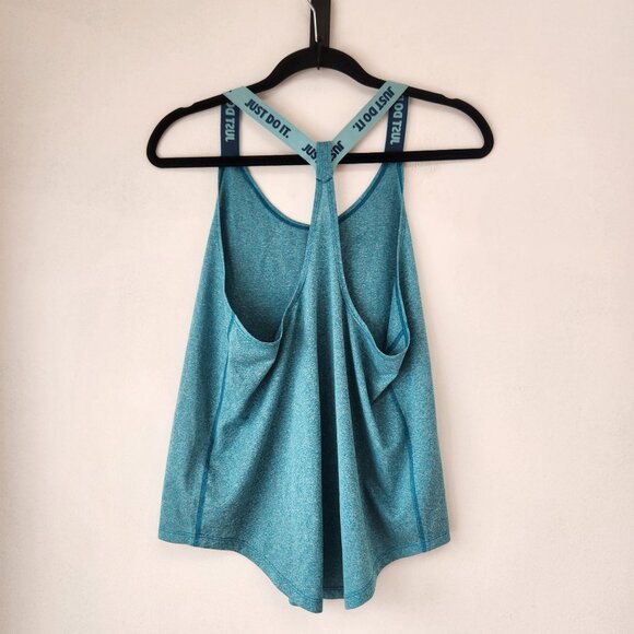 Nike Dri-Fit Sleeveless Tank Top Racerback Just Do It Running Workout Women's S - Picture 2 of 6